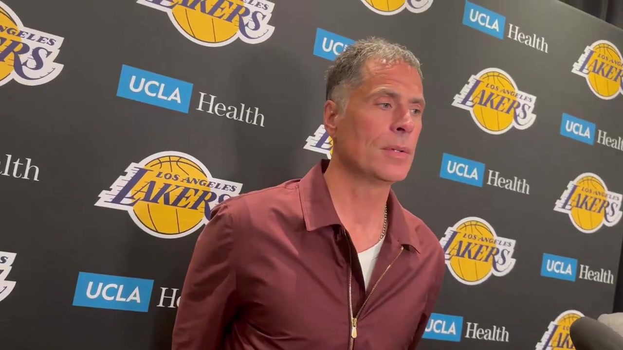 Lakers GM Rob Pelinka on the trade deadline I would say we were aggressive And one form of being aggressive is saying no thats like being aggressive even though you end up doing nothing because its hard to say no sometimes to getting a good player