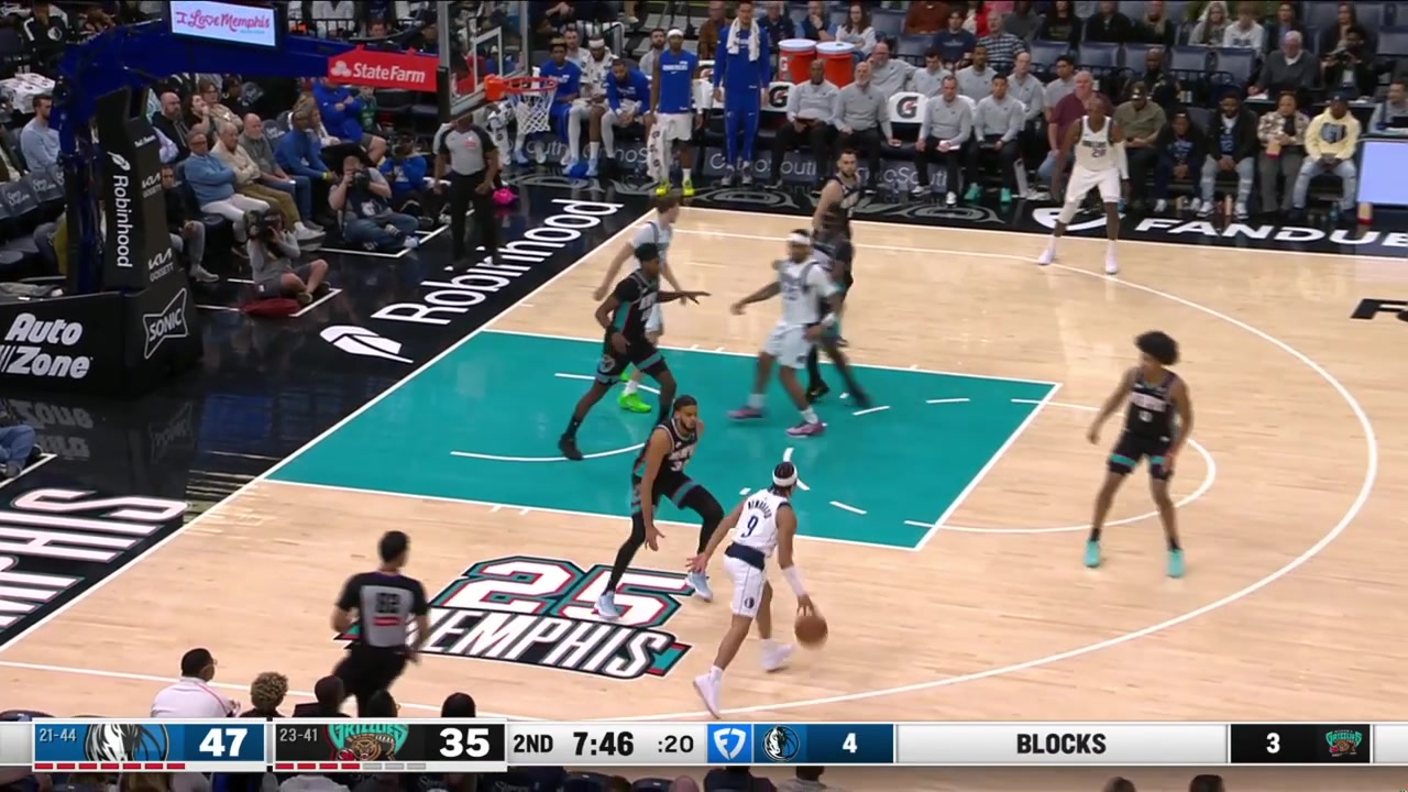 Career 10 APG Marvin Bagley throws an impressive behind-the-back dime for the shooting foul assist