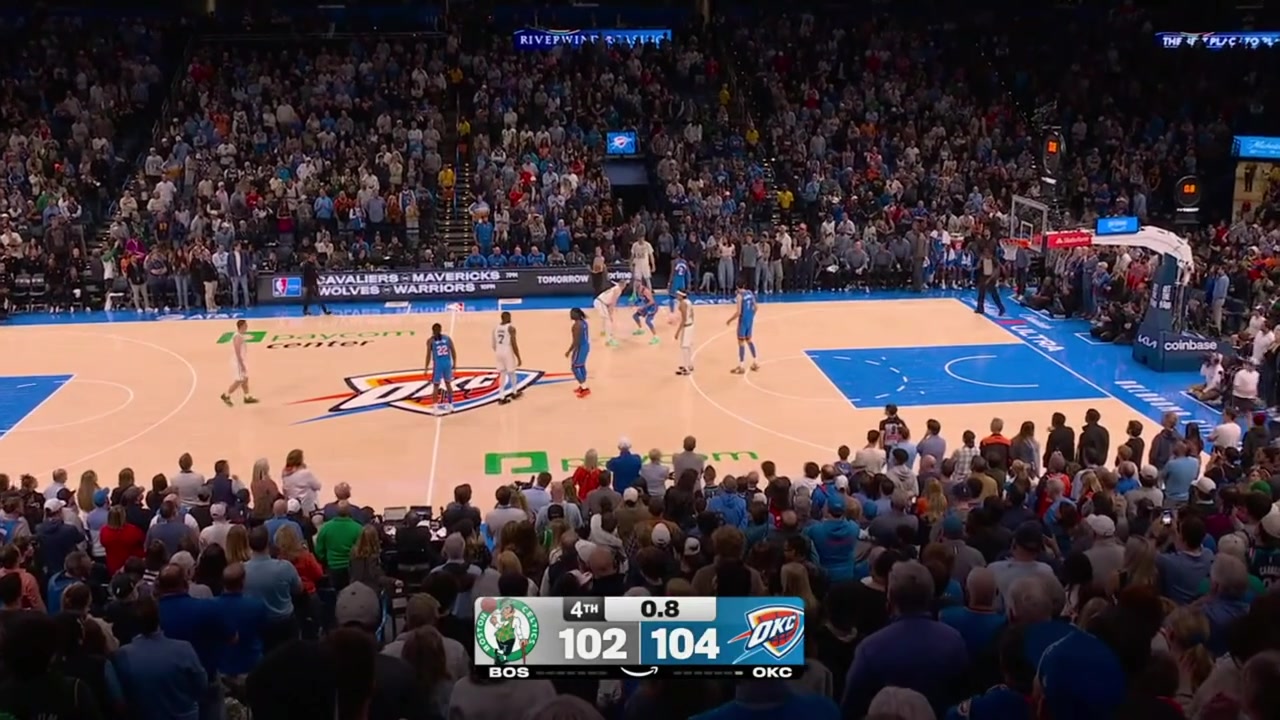 Lowlight Payton Pritchard air balls the potential game-winning 3-pointer and the Thunder win the thriller