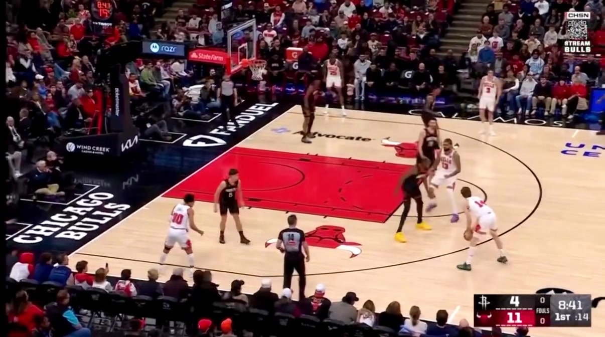 Nick Richards throws down the alley-oop from Buzi Vert
