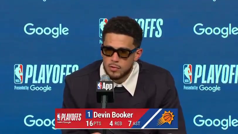 Devin Booker on the Thunder They're a well oiled machine They're the champs for a reason They will know what they want to get every time down court and they definitely know what they're on the defensive end We have some growing to do and learning to do in those departments