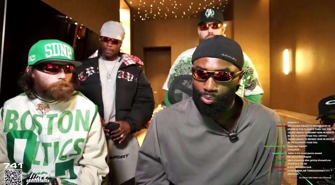 Another clip from the legendary livestream today - Jaylen Brown says this year was his favorite year of his basketball career