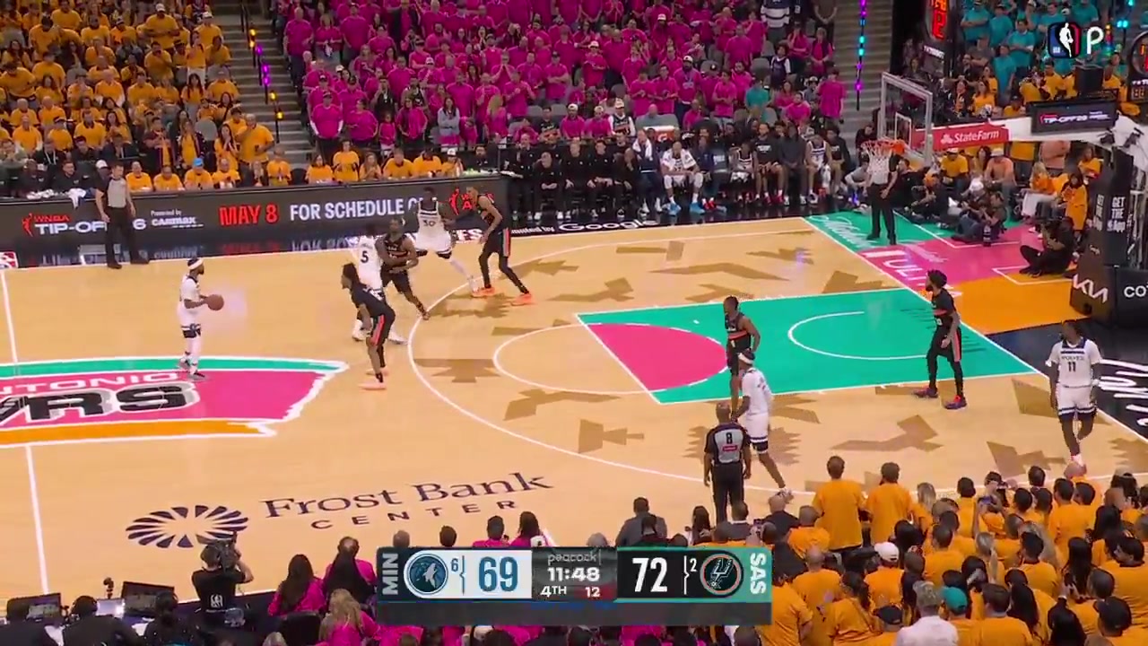 All the possessions in the 4th quarter - San Antonio Spurs vs Minnesota Timberwolves - Game 1 of the Western Semifinals - 2026 NBA Playoffs - 5426The Timberwolves stun the Spurs in Game 1 and go up 1-0 in the series