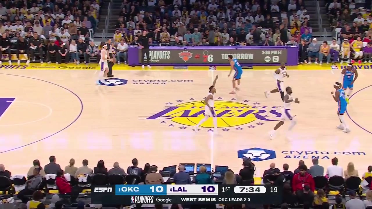 All the 6 fouls that were drawn by Austin Reaves vs Oklahoma City Thunder tonight - Game 3 He went 68 from the lineI also added a foul call on his 3-point attempt that was overturned it would have been 7 fouls had it not been overturned one complaint about non-call