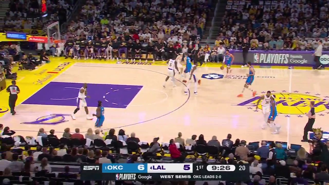 Ajay Mitchell full highlights vs Los Angeles Lakers tonight 131-108 W - Game 3 - Western Semifinals - 2026 NBA Playoffs24 Points on 1017 FG 588 24 from 3 23 FT 4 Rebounds 2 Off Rebs 10 Assists ZERO turnovers 3 Steals 3 PF and a - of 14 in 2949 minutes played