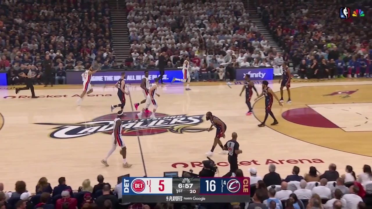 Caris LeVert starts as the X-Factor for the Pistons off the bench scoring 8 points plus one assist leading to a turnaround in the 1st quarter - of 14 Then he scores another two buckets early in the 2nd quarter