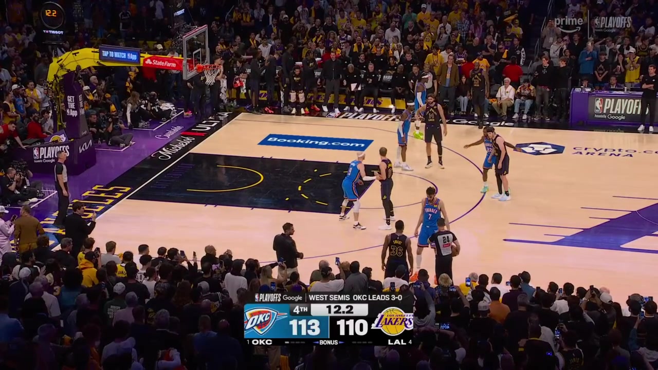 Reaves gets a really good look at a potential game tying three but cannot hit Caruso secures the board and is fouled