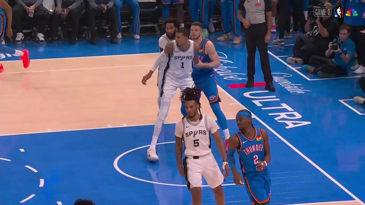 Compilation of Isaiah Hartenstein grabbing holding and grappling with Victor Wembanyama