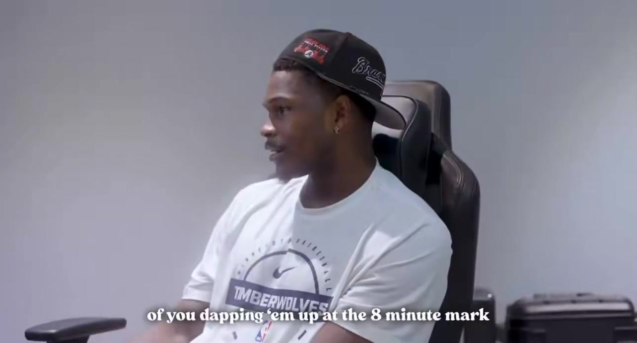 Ant on why he dapped up the Spurs with 8 minutes left Its 8 minutes but we not going back in the game I was like let me go ahead and congratulate these boys because Im not going to be laughing with yall after you whooped my ass I didnt want to dap them up at all but I gave them respect