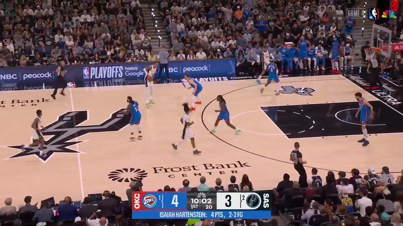 Stephon Castle full highlights vs Oklahoma City Thunder tonight 103-82 W - Game 4 - Western Conference Finals - 2026 NBA Playoffs13 Points on 511 FG 455 13 from 3 22 FT 3 Rebounds 2 Off Rebs 6 Assists 1 TOV 1 Steal 1 Block 5 PF and a - of 25 in 2955 MP
