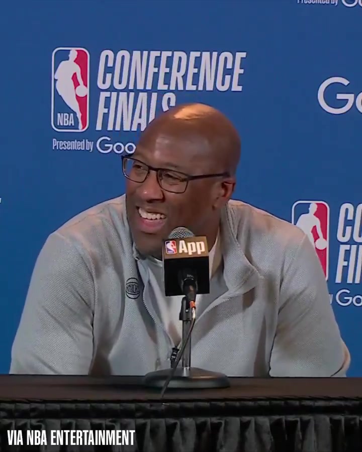Mike Brown when asked if hes encountered a leader like Jalen BrunsonTim Duncan and Steph Curry