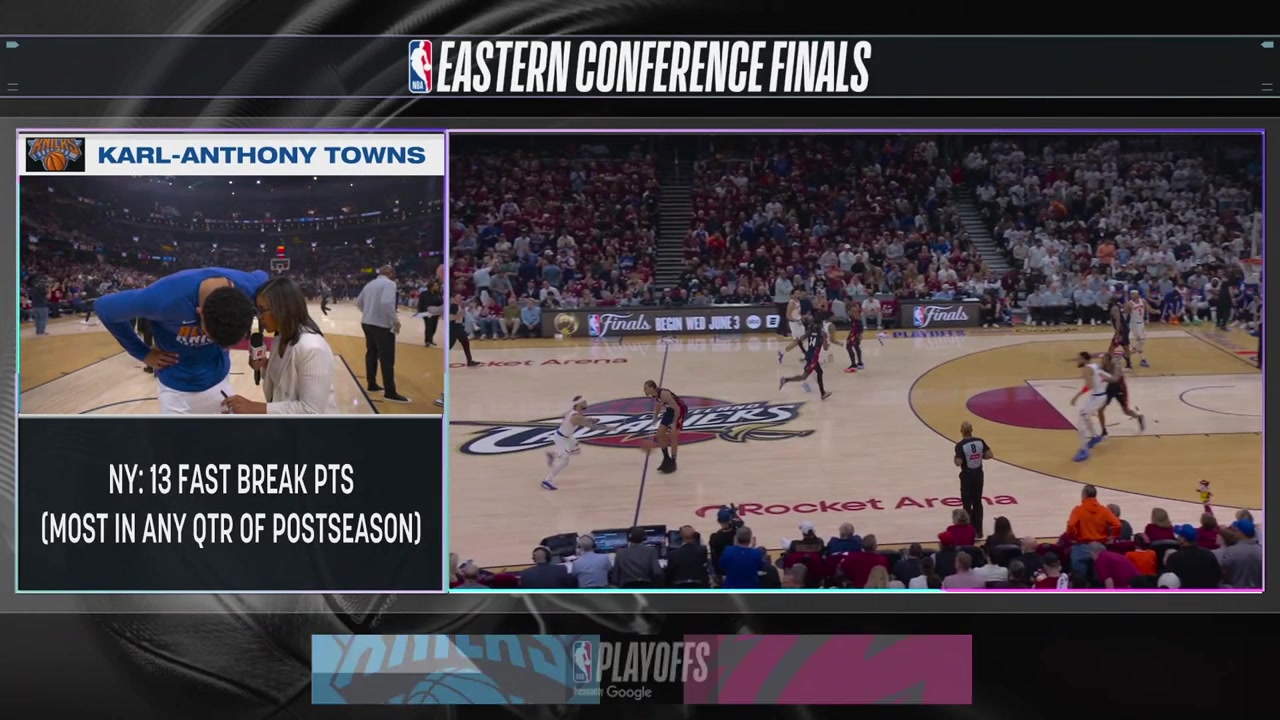 Josh Hart with the layup Miles McBride amp Landry Shamet with the 3-pointers and the Knicks go up 20 early in the 2nd quarterThe Cavaliers take a timeout