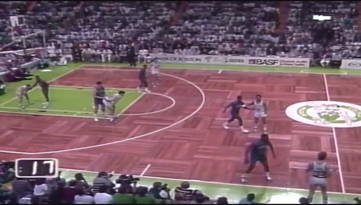 39 years ago Larry Bird steals the inbound pass and finds Dennis Johnson for the game winning layup