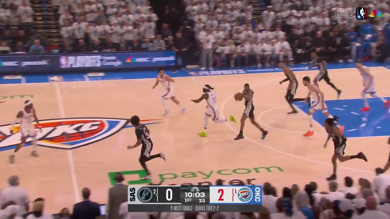 Stephon Castle full highlights vs Oklahoma City Thunder 114-127 L - Game 5 - Western Conference Finals - 2026 NBA Playoffs24 Points on 711 FG 636 35 from 3 78 FT 875 5 Rebounds 1 Off Reb 6 Assists 3 TOV 3 Steals and a - of -9 in 3320 minutes played
