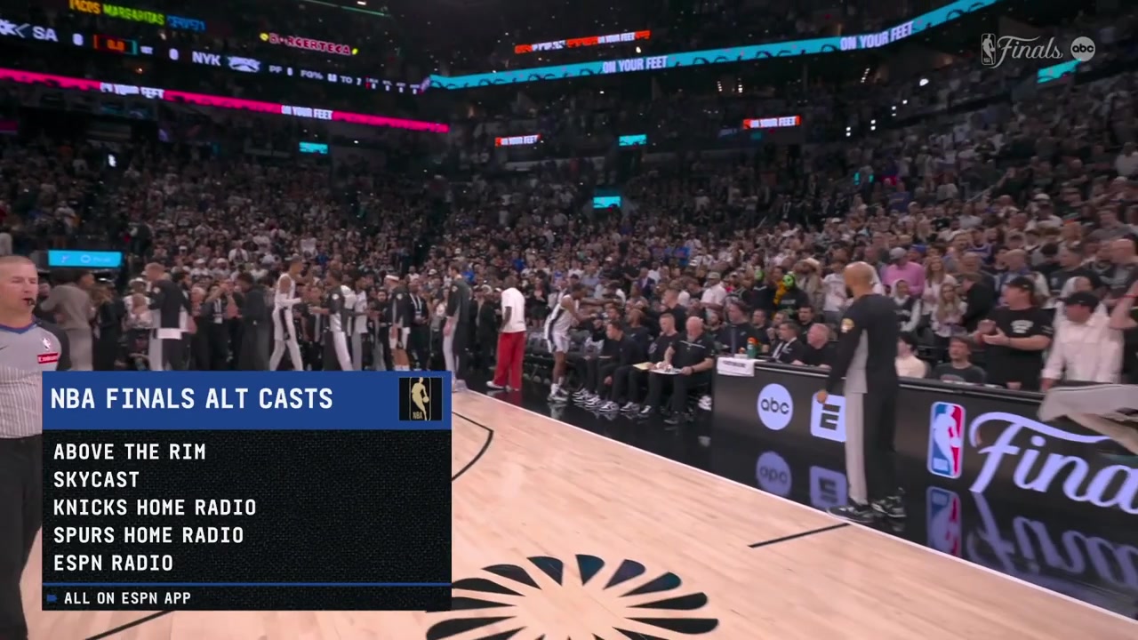 The cameraman follows up on Jalen Brunson from up close during his pre-game routine before Game 2 vs the San Antonio Spurs tonightSprinting grabbing the ball from the ref and praying in front of the basket