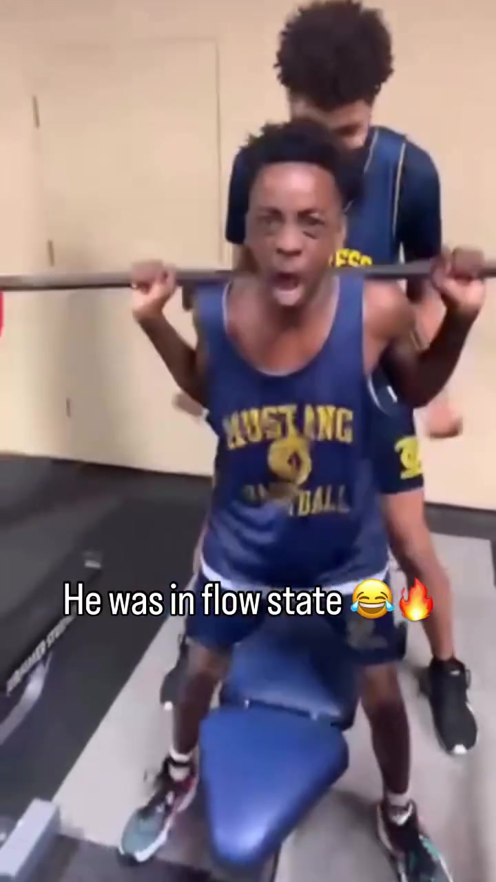 OG Anunoby hitting the gym when he was in High School