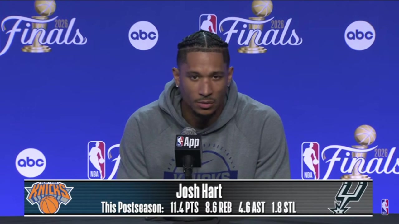 Josh Hart on not playing some 4th quarters and his reduced minutes in the regular season I definitely didn't see the bigger picture in those moments There was moments when I went home and I'm like 'Damn Am I ass Do I suck as a basketball player' There was a lot of those moments