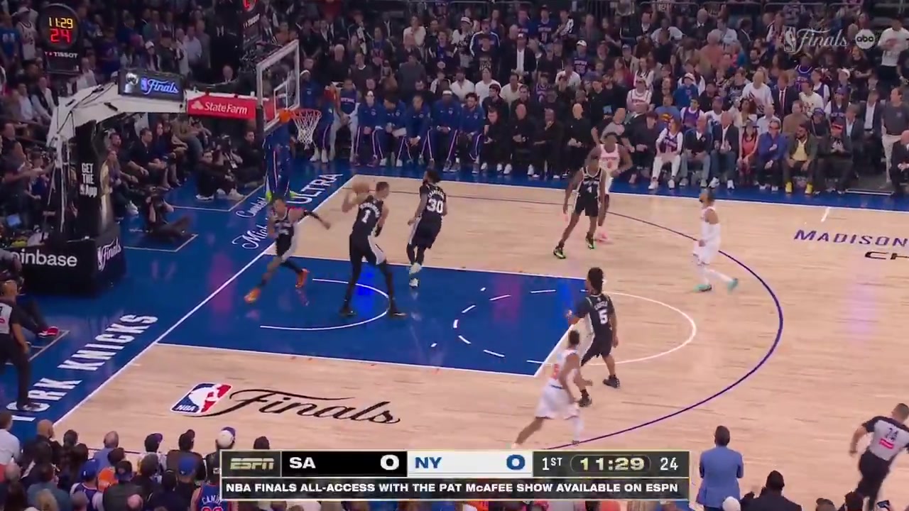 Victor Wembanyama full highlights vs New York Knicks tonight 115-111 W - Game 3 - 2026 NBA Finals32 Points on 1118 FG 611 24 from 3 89 FT 889 8 Rebounds 1 Off Reb 6 Assists 1 TOV 2 Steals 3 Blocks 3 PF and a - of 7 in 3844 minutes played