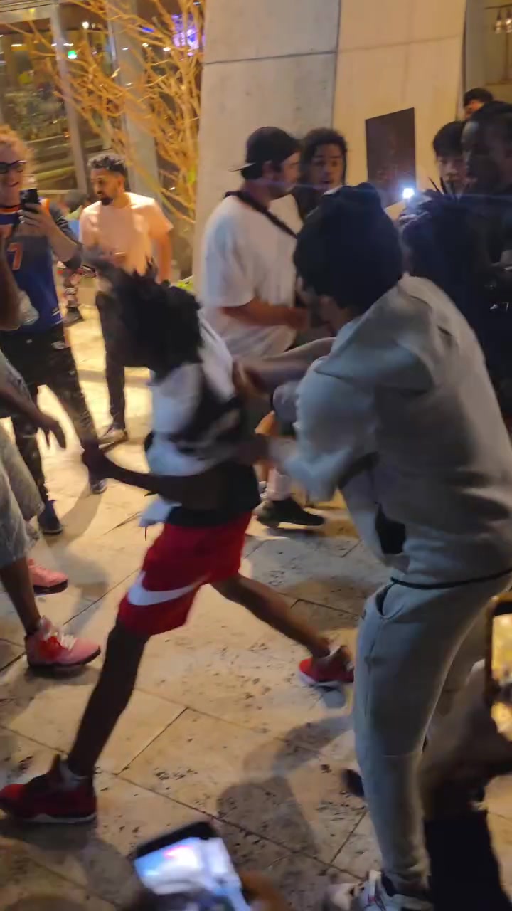Spurs Fan Gets His 1 Wembanyama Jersey Forcefully Removed and Destroyed Last Night By a Group of Fans