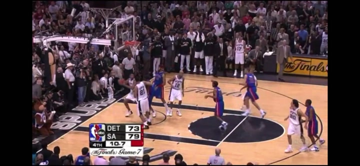 Manu Ginobli didn't think he can out run the Pistons