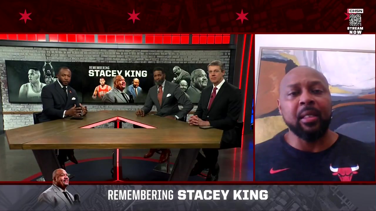 Horace Grant on the passing of Stacey King This is toughhe was that friend man