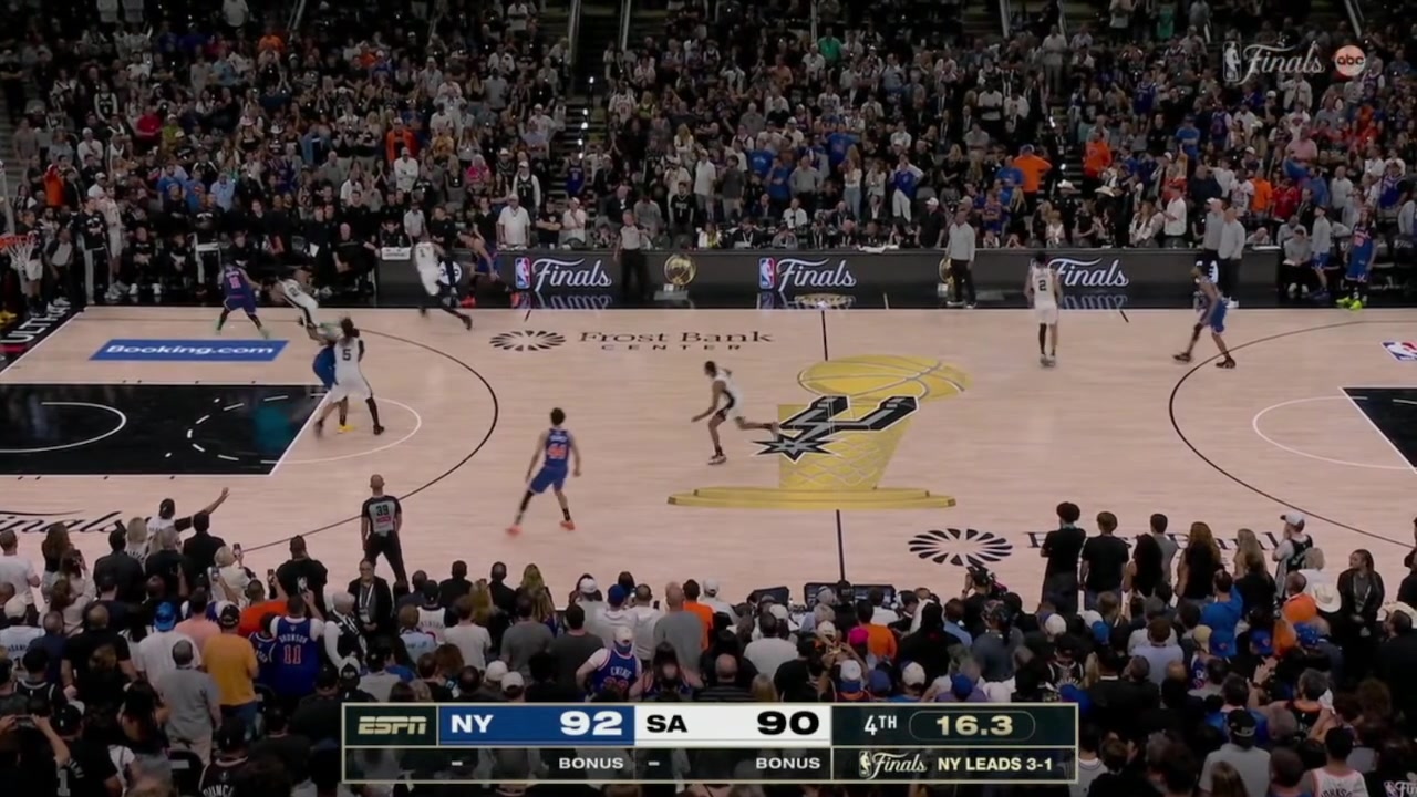 Lowlight As Commentators Stated the Refs Missed This Foul Call on Jalen Brunson While Mikal Bridges Gets Fouled Instead With 9 Seconds Left in the NBA Finals