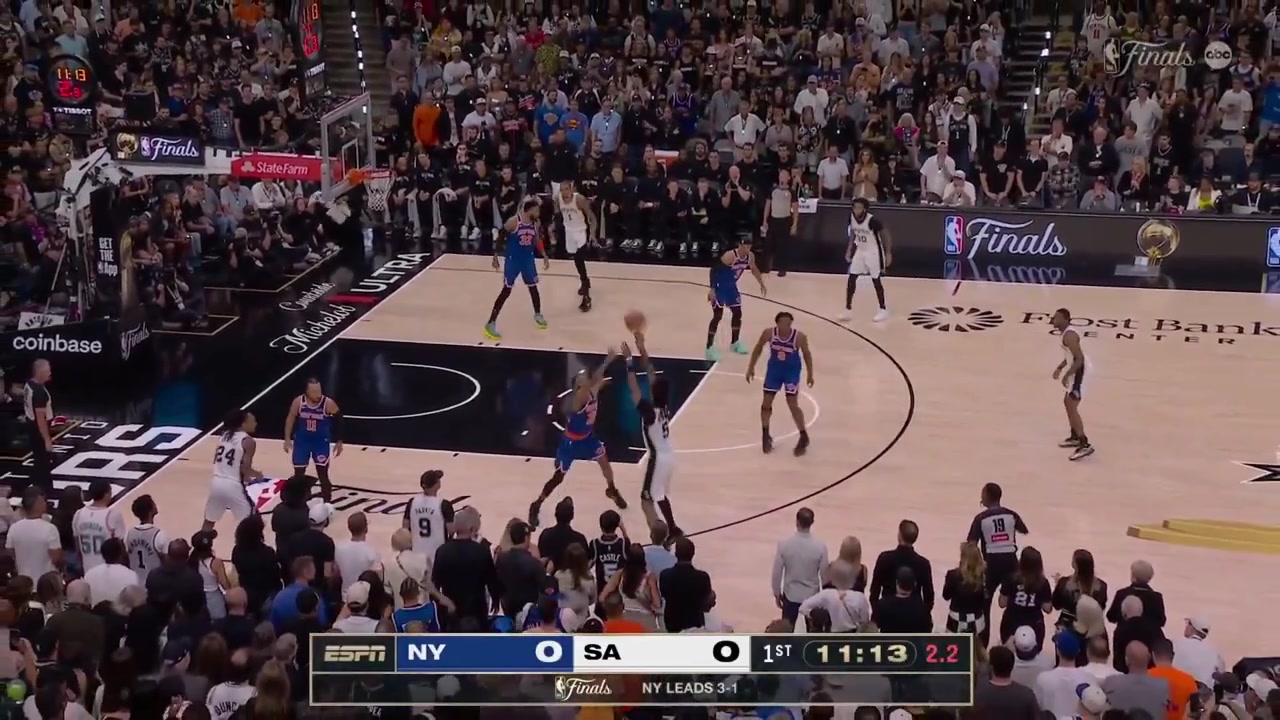 OG Anunoby full highlights vs San Antonio Spurs last night 94-90 W - Game 5 of the 2026 NBA Finals11 Points on 311 FG 273 15 from 3 46 FT 8 Rebounds 3 Steals 1 Block 1 turnover 5 PF and a - of 2 in 3247 minutes played