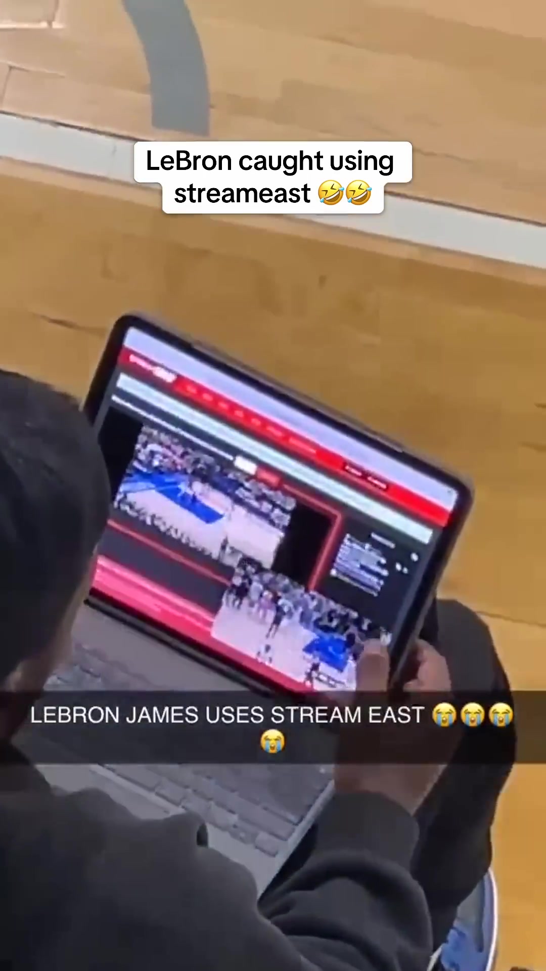 Back When LeBron James Was Enjoying A NBA Game On StreamEast in 2025