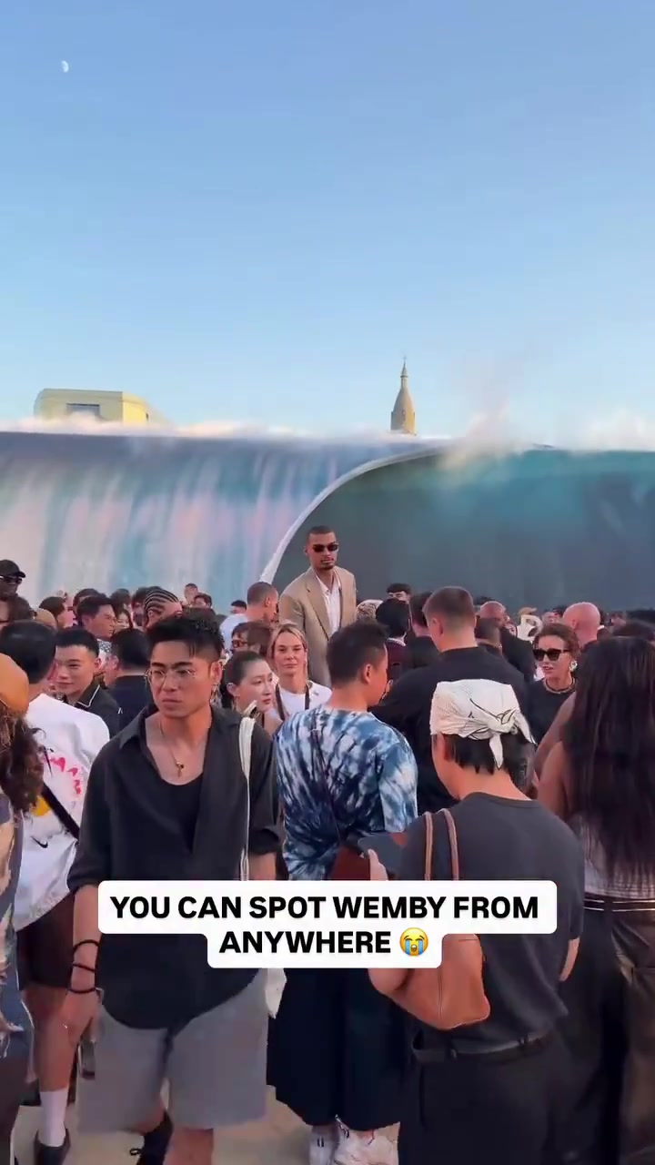 Wemby At The Louis Vuitton SS27 Show in Paris Today