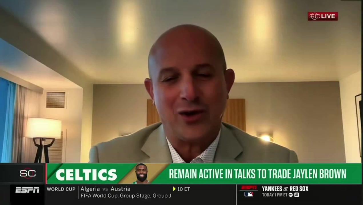 Marks There is a spirited debate going on in front offices right now regarding Jaylen Brown There's on one side the analytics debate and the analytics do not view Brown as a high-level player A negative net rating over the last four years in Boston minus 10 when he was on the court this year