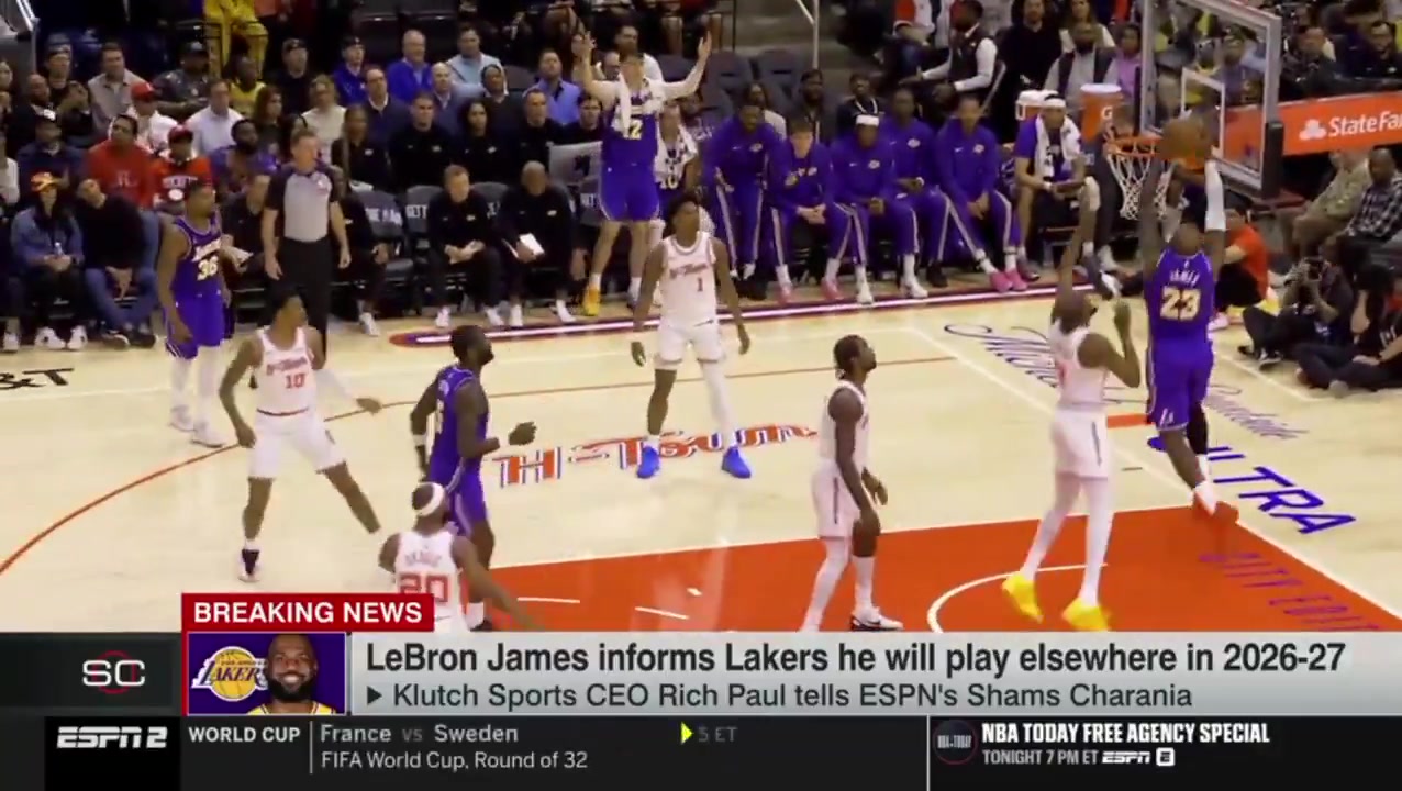 Charania on Lebron leaving the Lakers I'm told that happiness is the biggest factor in his decision to leave the Lakers It's about where will he and his family be happy It's not gonna be a money driven decision