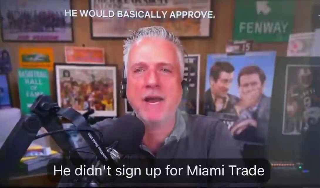 Per Bill Simmons Giannis was about to sign off on the Celtics trade but he wanted a 3 year extension at 35 of the cap but Boston was set on 2 years at 30 Brad Stevens would not budge on the extension and thats when he approved the trade to Miami