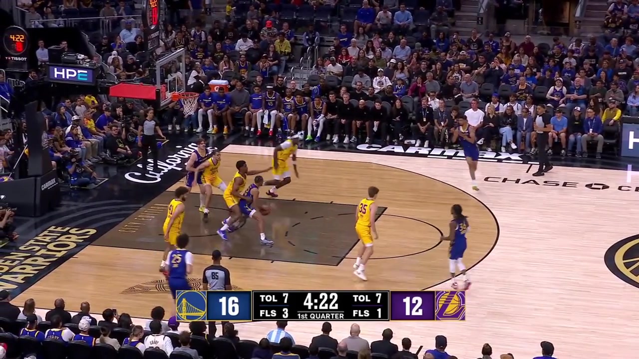 Chance McMillian with the cutting dunk and then the cutting layup with replays