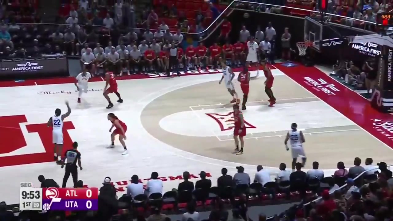 Darryn Peterson full highlights vs Atlanta Hawks on his Salt Lake City Summer League debut 103-102 W in OT28 Points on 1121 FG 524 47 from 3 571 23 FT 5 Rebounds 2 Assists 8 TOV 2 Blocks 4 PF and a - of -1 in 2721 minutes played