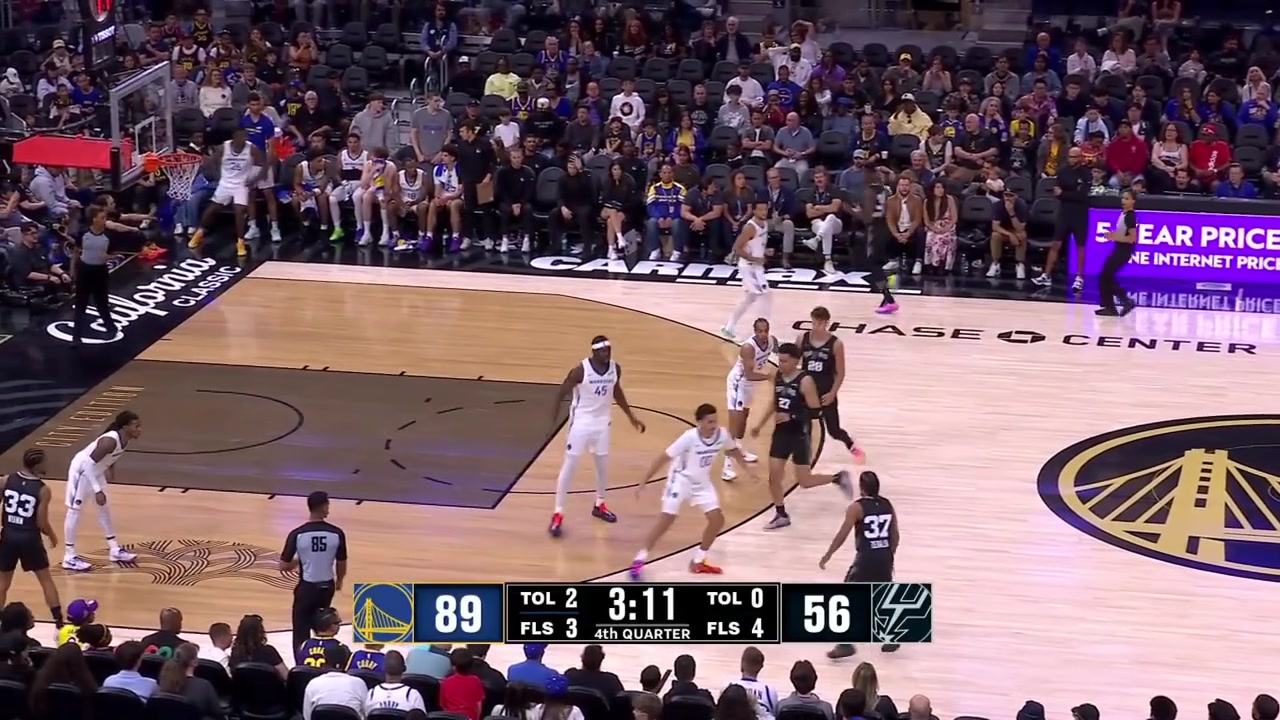 Igor Milii Jr with the beautiful reverse layup and the 3-pointer for his first points of the night