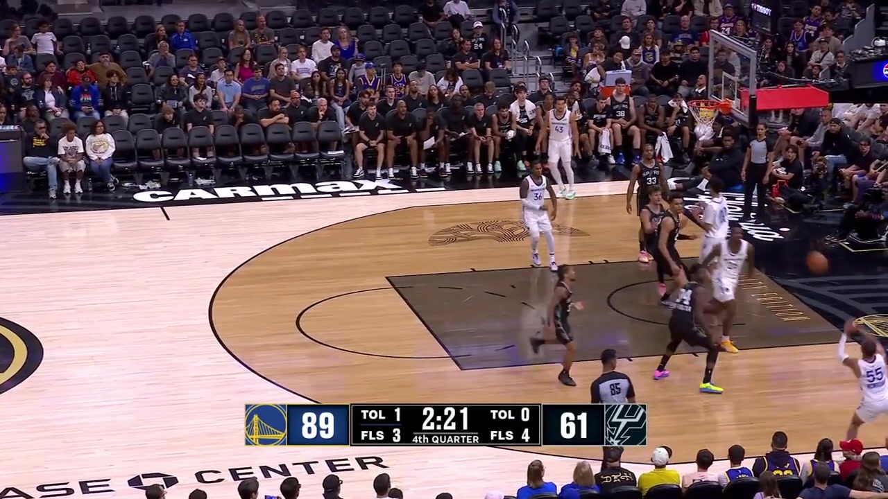 Chance McMillian with a nice move and the layup and Jack Clark hits a 3 of an assist by McMillian