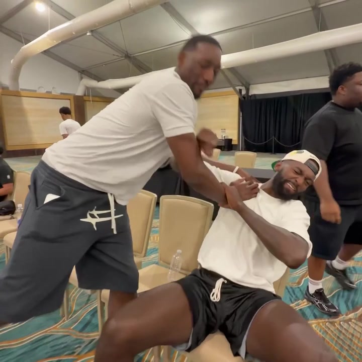 Heat post video of Bam playfully attacking Bobby Portis