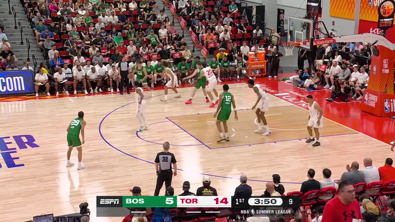 Christopher Cenac Jr dunks on people twice for his first Summer League buckets