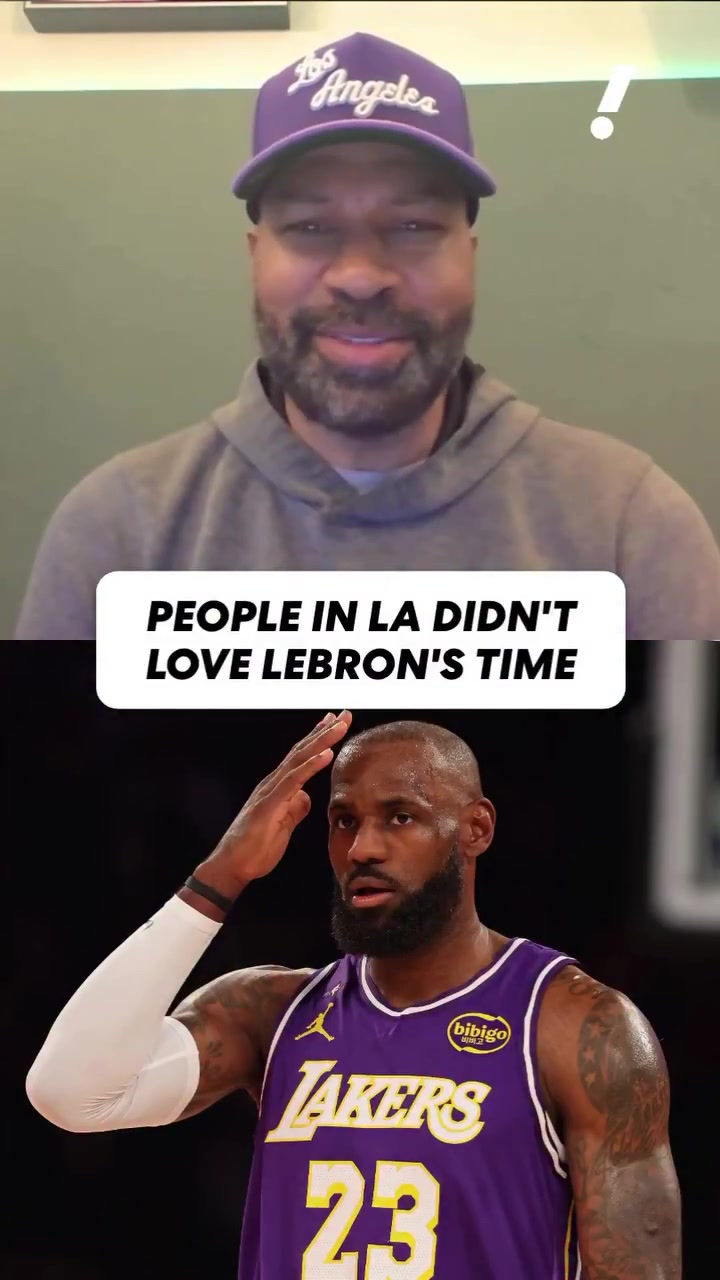 Lakers legend and five-time NBA champion Derek Fisher A lot of people in LA didn't love LeBron's time here