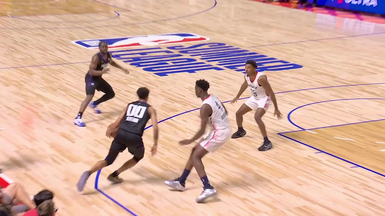 Replays of AJ Dybantsa highlights from the game vs the Kings and postgame interview on the court after the Wizards won 104-85