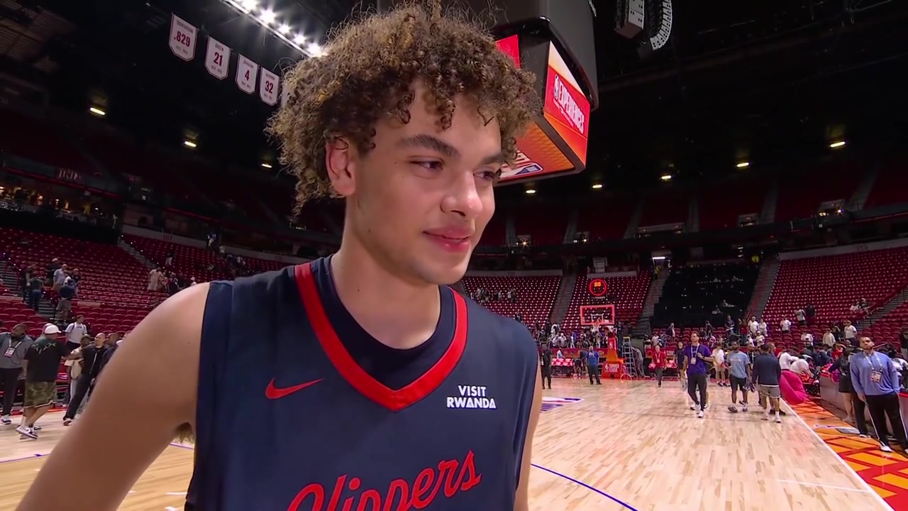 Kobe Sanders interrupts Keaton Wagler's interview runs towards him from behind grabs him and yells Top 5 Top 5