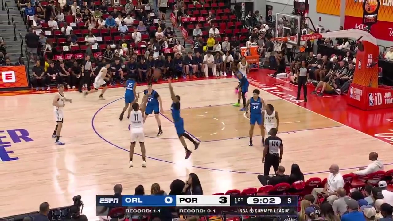 Lester Quiones full highlights vs Portland Trail Blazers last night 112-105 W in OT - Las Vegas Summer League28 Points on 813 FG 615 47 from 3 571 79 FT 778 8 Rebounds 3 Assists 5 TOV 3 Steals 4 PF and a - of 1 in 2840 minutes played