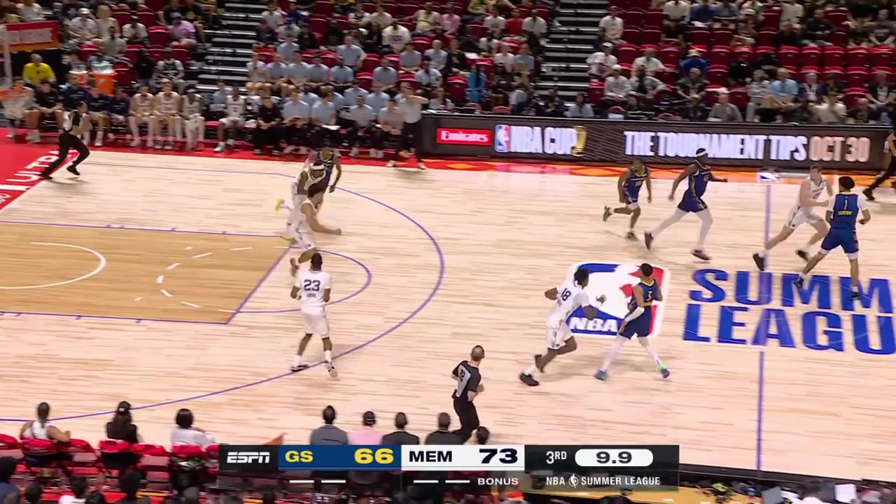Cameron Boozer with the 3-pointer to put the Grizzlies up by 10 at the end of the 3rd quarter17 Points for Boozer