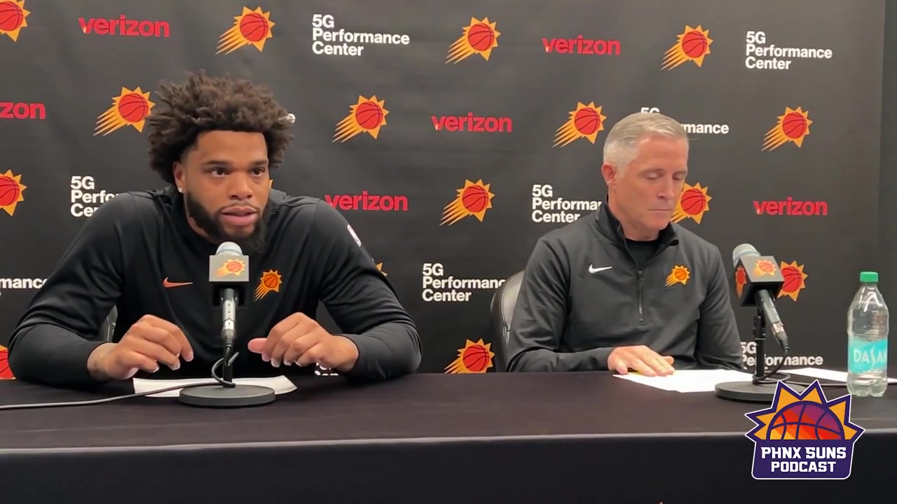 Miles Bridges at his Phoenix Suns introductory press conference It's mixed feelings about me being here but I take full responsibility of my actions Ive been to counseling Ive been to therapy
