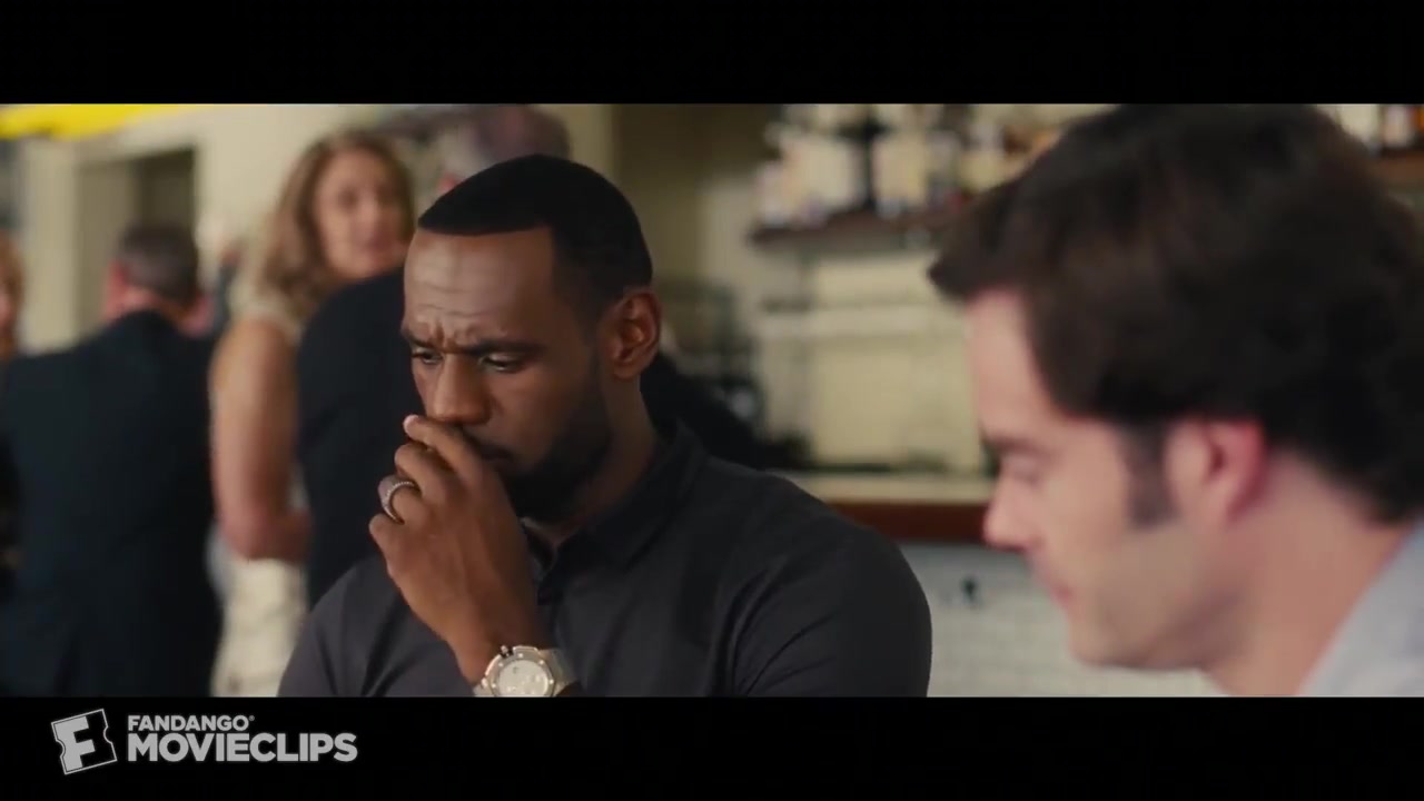 Lebron showing off his acting chops in Trainwreck 2015