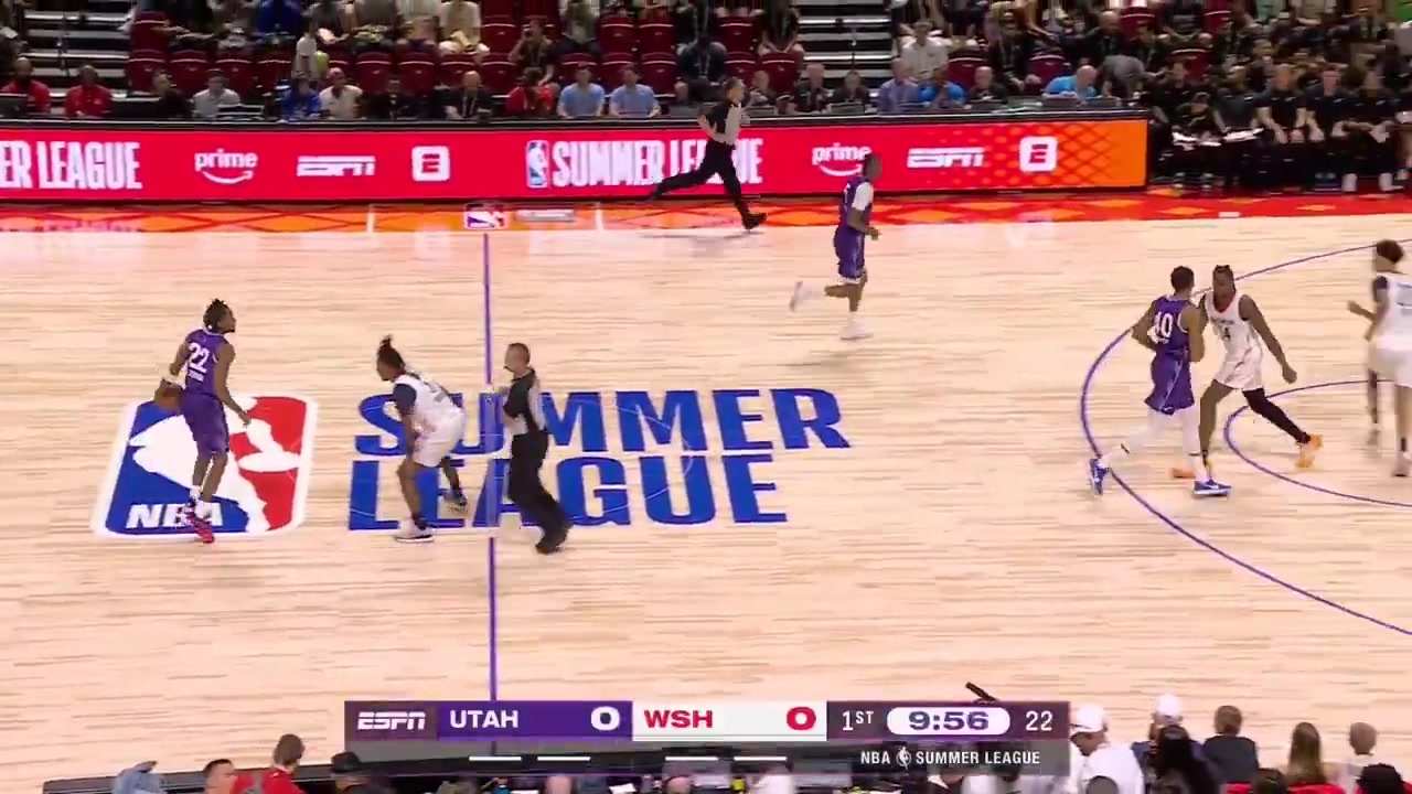 Jamir Watkins full footage playing with an ACL injury vs Utah Jazz in the 2026 NBA Las Vegas Summer League - 7926 2 Points on 12 FG 4 Rebounds 1 Off Reb 1 Steal 9 Personal fouls out of 10 allowed and a - of 7 in 1957 minutes played 7926