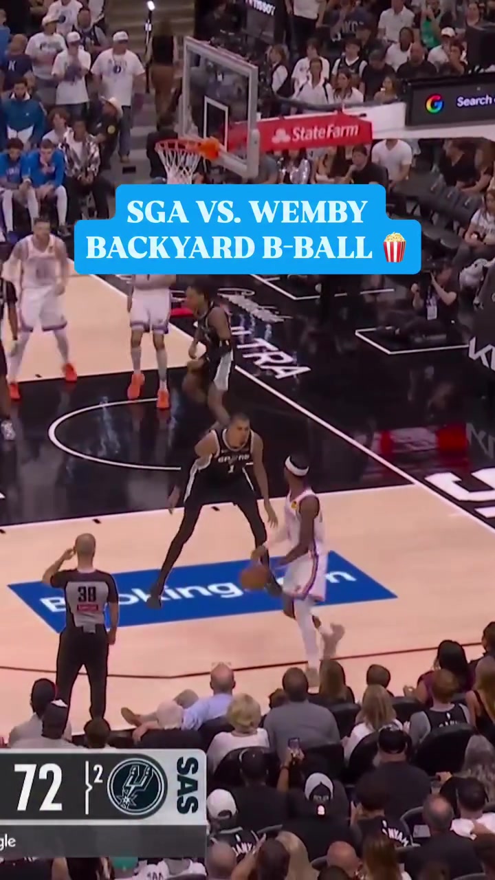 Wemby and Shai 1 on 1 - Western Conference Finals