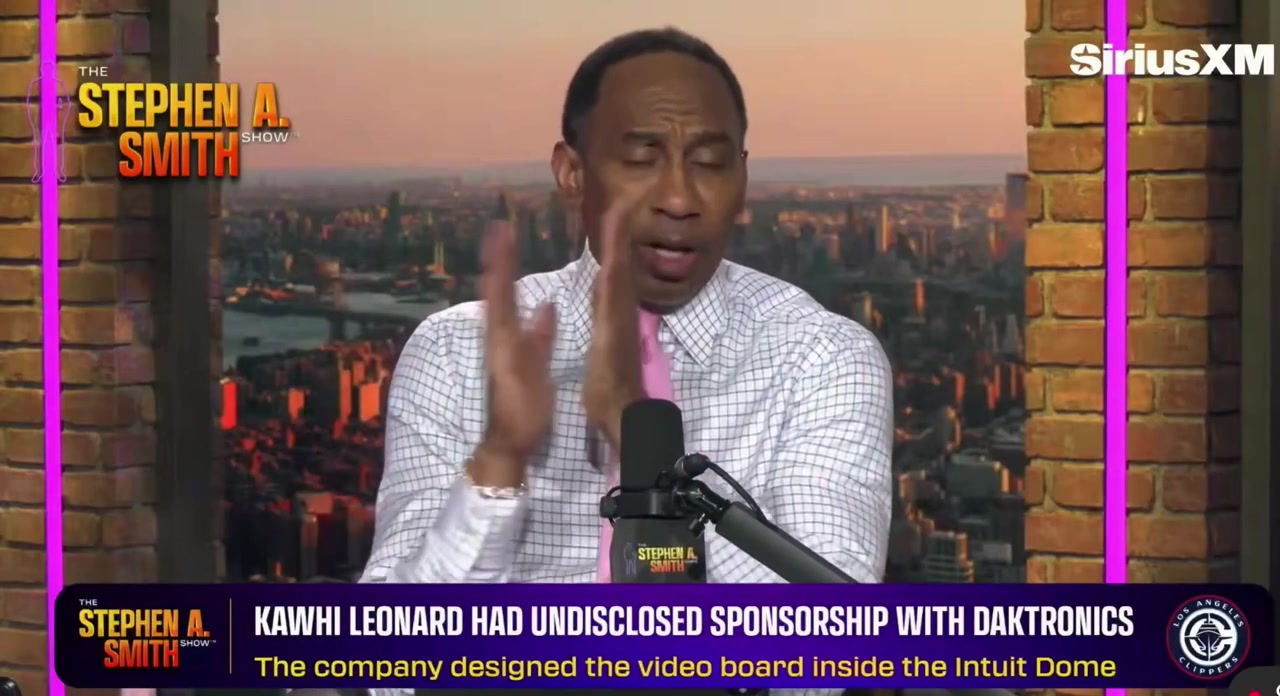 Stephen A on Kawhi This is the same guy that blackmailed the Clippers said go get Paul George or Im taking my talents to the Lakers Because of that they ended up trading 5 picks One of which was SGA Even after this they found a way to pay Kawhi more and still havent been to an NBA Finals