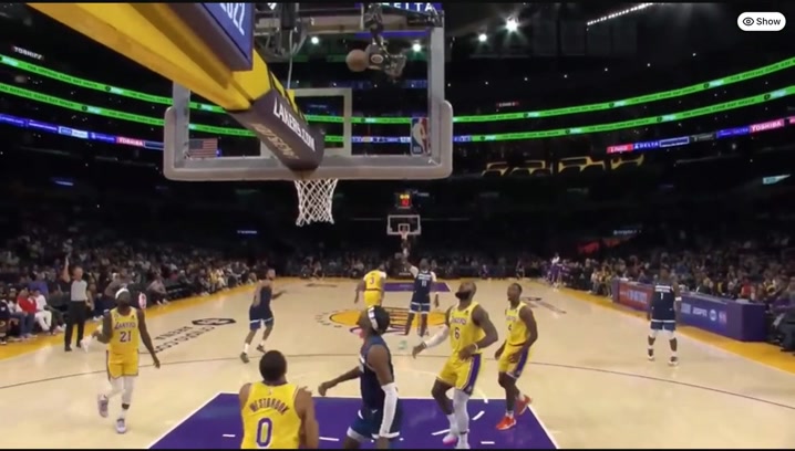 Westbrook and McDaniels playing a heated game of catch