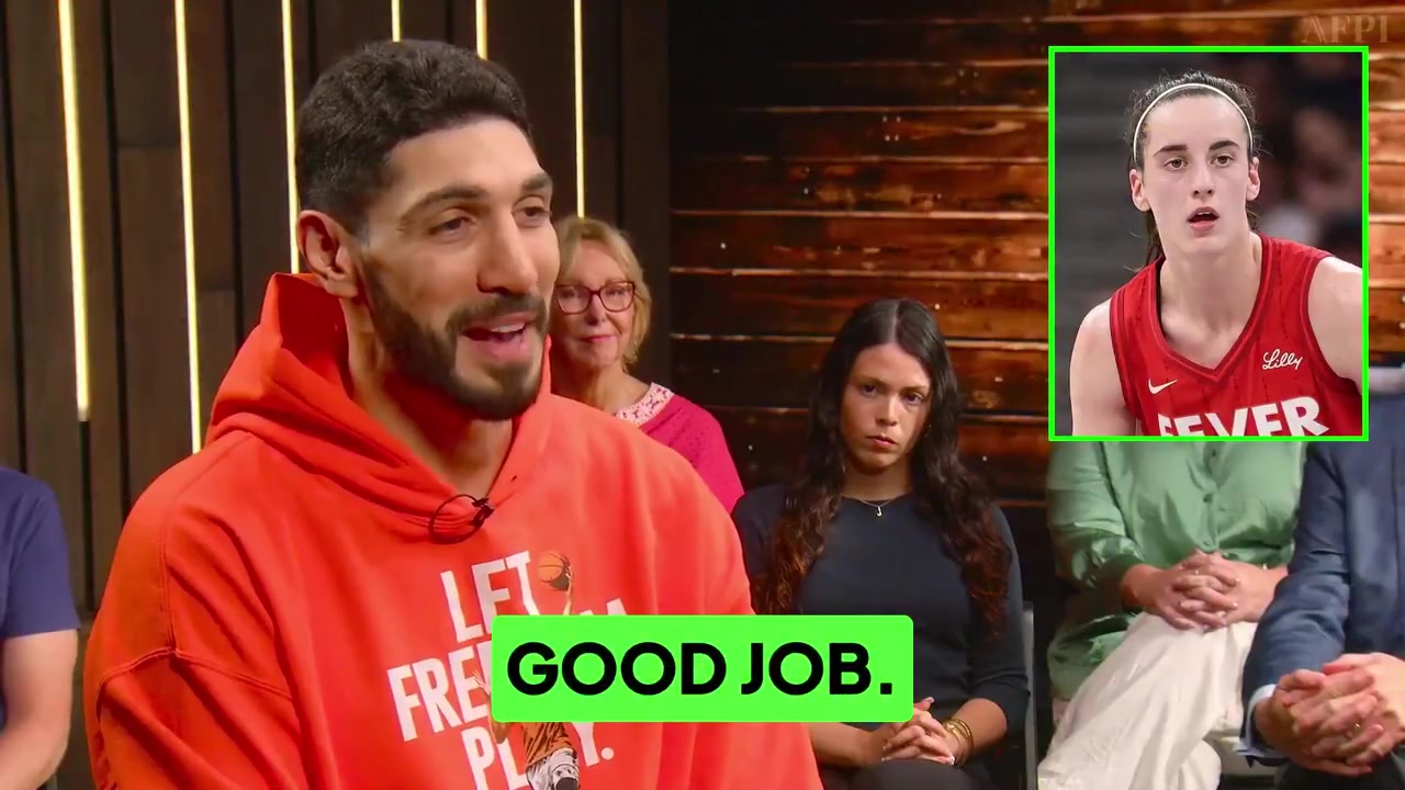 Enes says he wants the Indiana Fever to draft him so he and Caitlin Clark can become the modern KOBE AND SHAQ